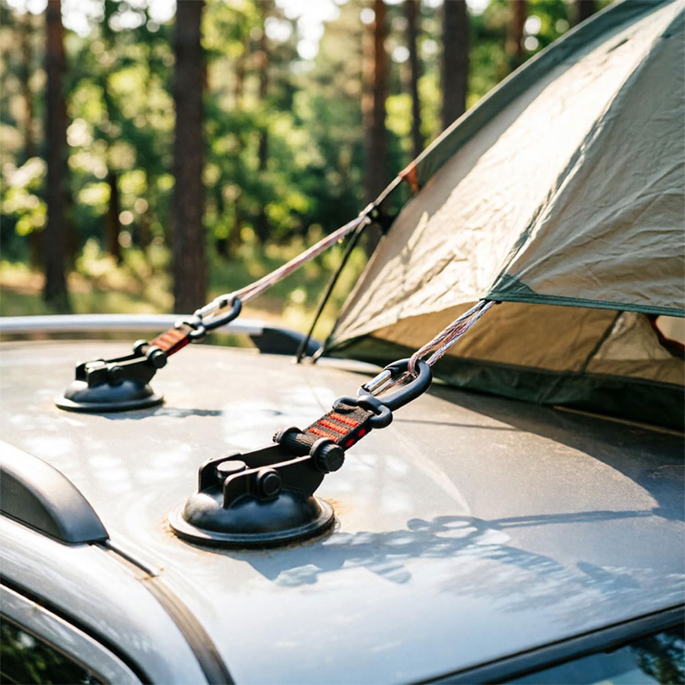 URJI Suction Cup Pengait Tali Flysheet Awning Camping Campervan 8 PCS - 4X Gambar produk URJI Suction Cup Pengait Tali Flysheet Awning Camping Campervan 8 PCS - 4X - 4