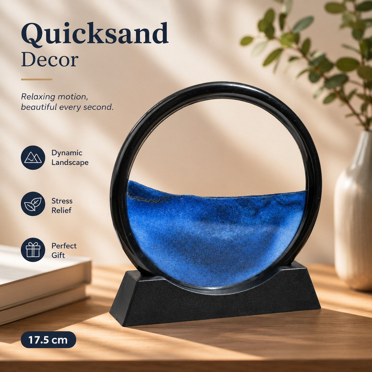 Sandbilder Pajangan Meja Dekorasi Pasir Hisap Gurun Quicksand 17.5cm - SB-3D Gambar produk Sandbilder Pajangan Meja Dekorasi Pasir Hisap Gurun Quicksand 17.5cm - SB-3D - Utama