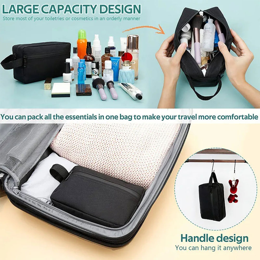 NEIS Tas Travel Organizer Pouch Multifunctional Storage HandBag - XD150 Gambar produk NEIS Tas Travel Organizer Pouch Multifunctional Storage HandBag - XD150 - 4