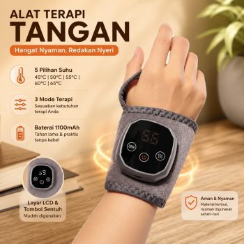 Emsense Alat Terapi Tangan Elektrik Wrist Massager Heat 5 Speed 3 Mode - CH-1616