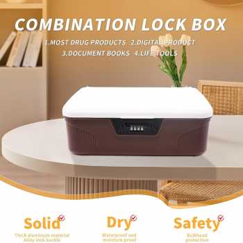 TEDEY Brankas Kotak Uang Emas Anti Maling Safety Box - 8875