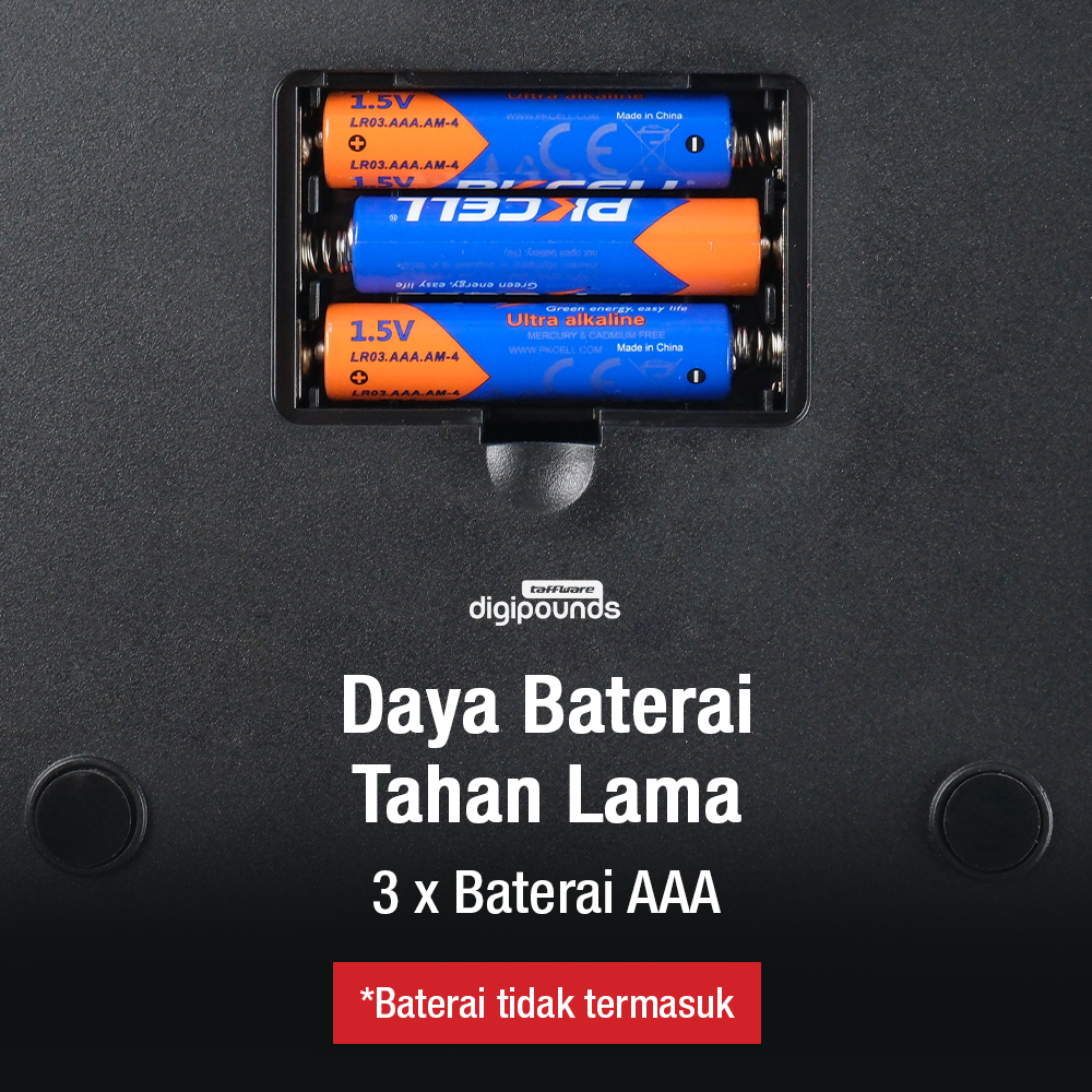 Gambar produk Taffware Digipounds Timbangan Kopi Digital Timer Coffee Scale 0.1g 3kg - EK6012 - 5
