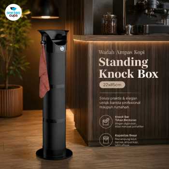 One Two Cups Wadah Ampas Kopi Standing Coffee Knock Box 22x85cm - Y-200
