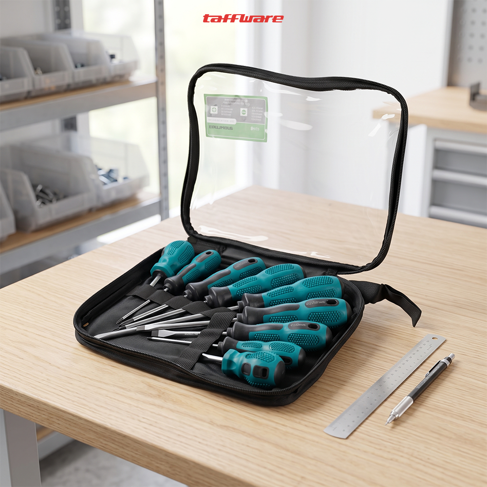 Gambar produk Taffware Obeng Set Reparasi Magnetic Head 9 in 1 - SK803 - 7