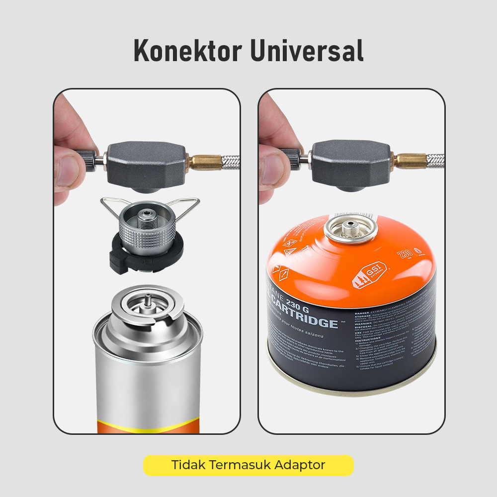 Gambar produk BONFIRE Kompor Gas Portable Lipat Outdoor 1 Burner Camping Stove - BF007 - 6