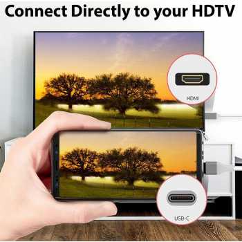 Gambar produk FSU Kabel Konverter USB Type C to HDMI 4K 30Hz 200cm - VUH-05 - 6