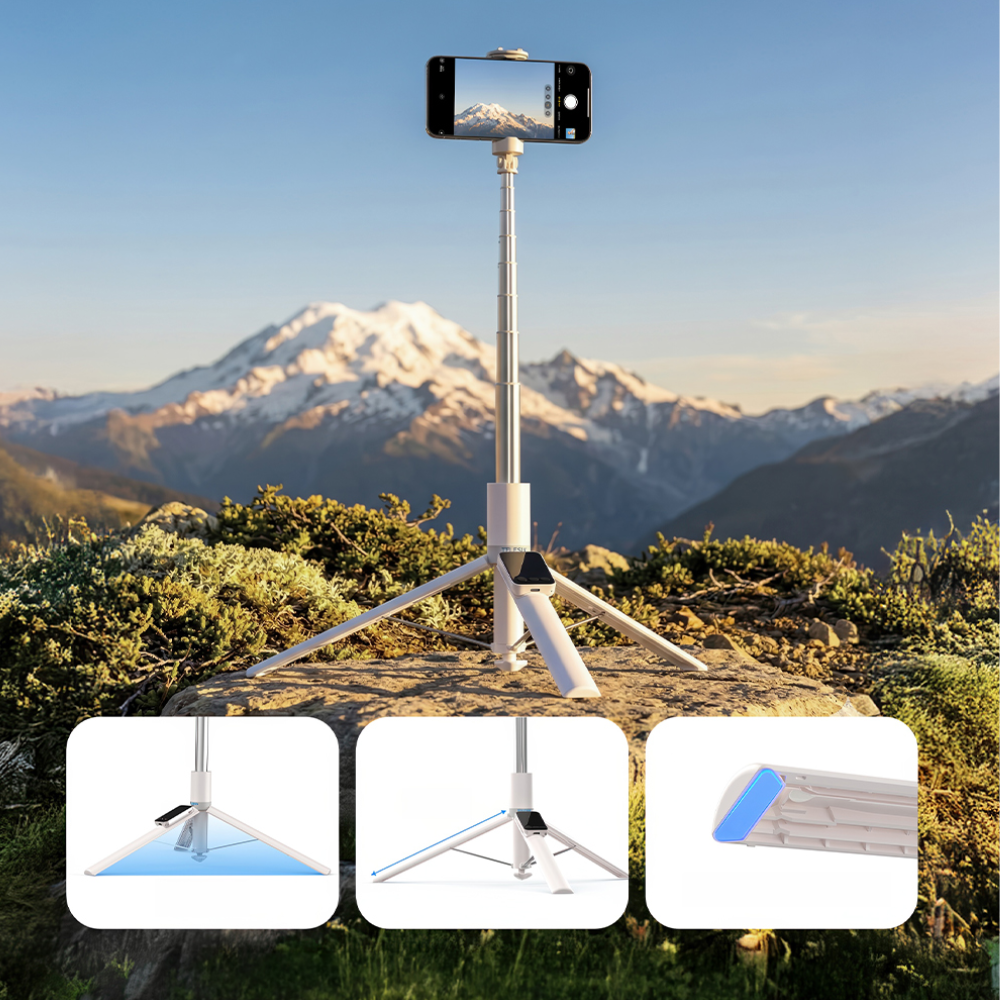 TELESIN Tripod HP Tongsis Monopod Preview Monitor Remote 1.7M - P1-CSS-02 Gambar produk TELESIN Tripod HP Tongsis Monopod Preview Monitor Remote 1.7M - P1-CSS-02 - 4