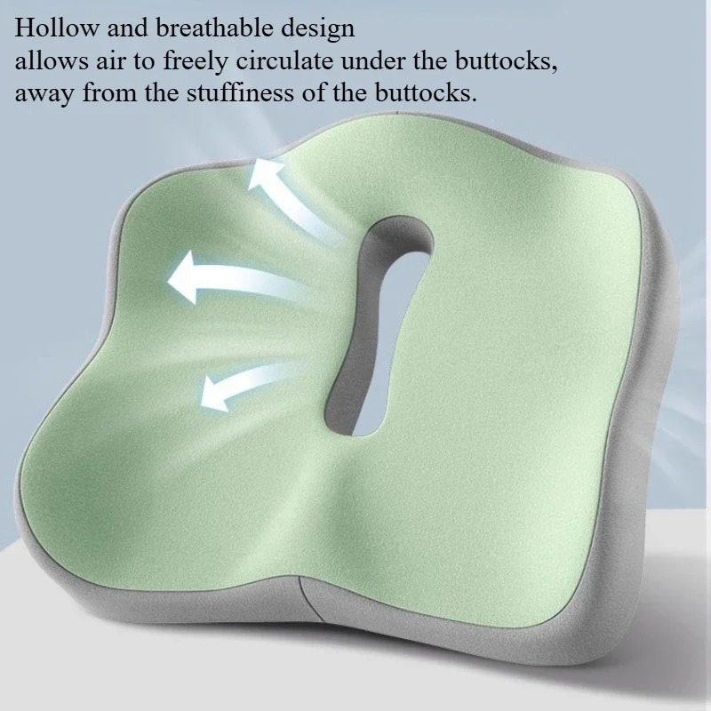 ZIKEE Bantal Duduk Alas Kursi Kantor Seat Cushion Memory Foam - KH-15 Gambar produk ZIKEE Bantal Duduk Alas Kursi Kantor Seat Cushion Memory Foam - KH-15 - 2