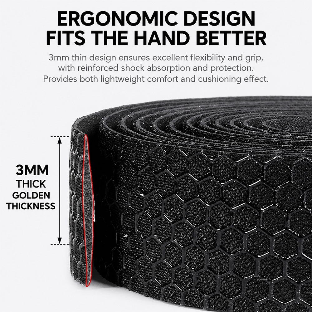BENGG Handlebar Tape Gagang Sepeda Bicycle Handle Wrap 2.1M 3mm 2 PCS - GH-090H Gambar produk BENGG Handlebar Tape Gagang Sepeda Bicycle Handle Wrap 2.1M 3mm 2 PCS - GH-090H - 5
