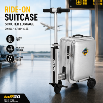 TaffGO Koper Skuter Elektrik Kabin Ride-on Suitcase Luggage 20 Inch - SE40