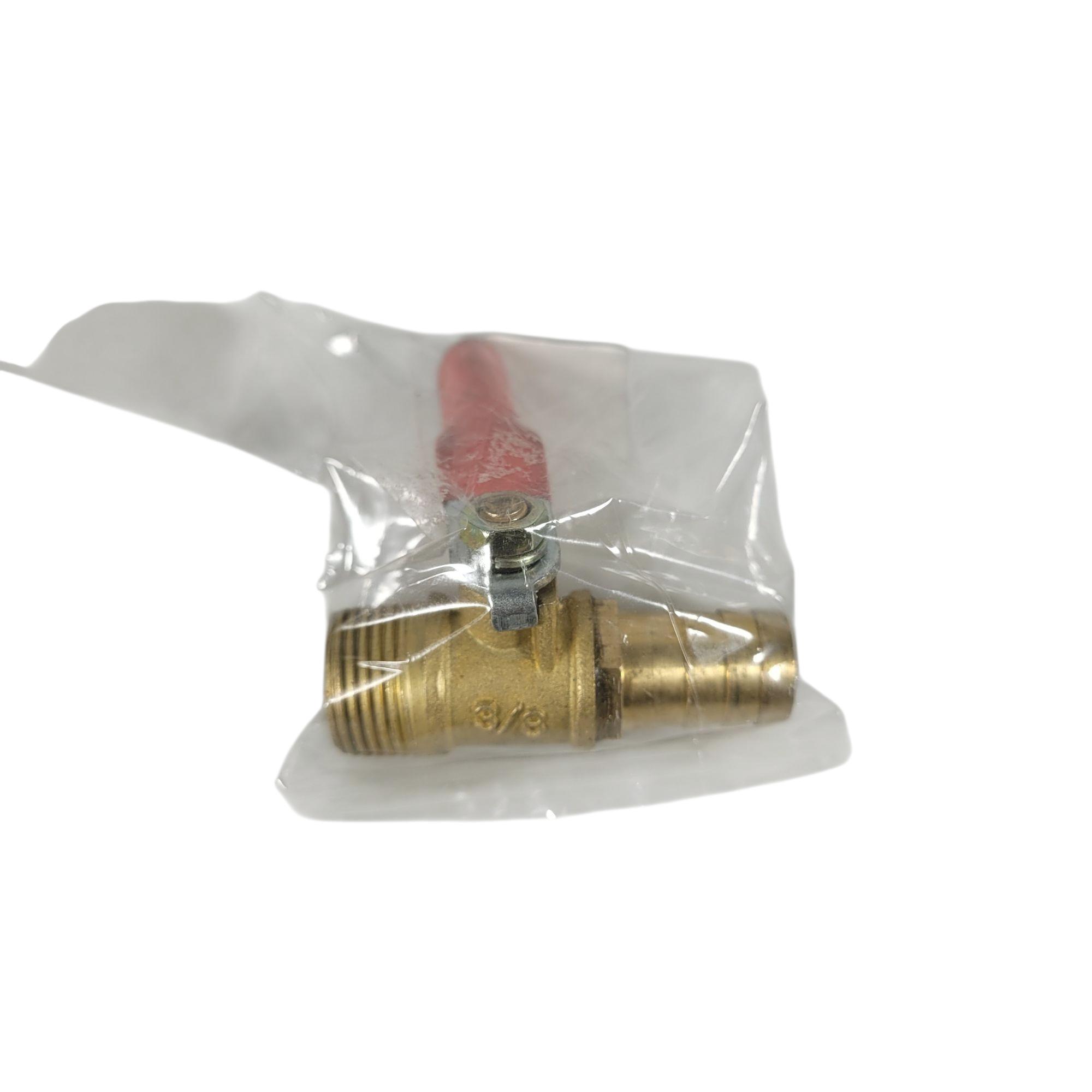 Gambar produk MAX Stop Kran Air Ball Valve Kuningan Nepel Selang Pagoda Brass 3/8 Male 12mm - DN12 - Kemasan