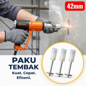 Taffware Paku Tembak Beton Ramset Drive Pin Concrete Fastener - YQ-100