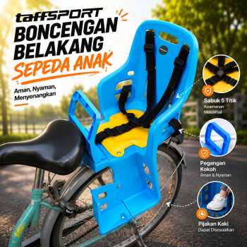 TaffSPORT Boncengan Belakang Sepeda Anak Child Safety Back Seat - Y11