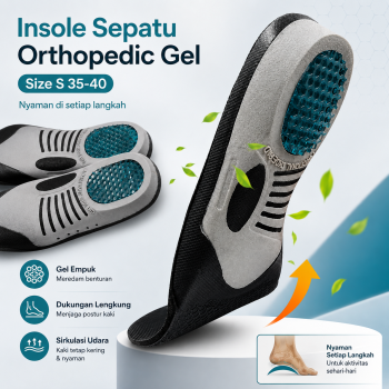 EiD Insole Sepatu Orthopedic Shock Absorb Breathable EVA Foam - ZYD18