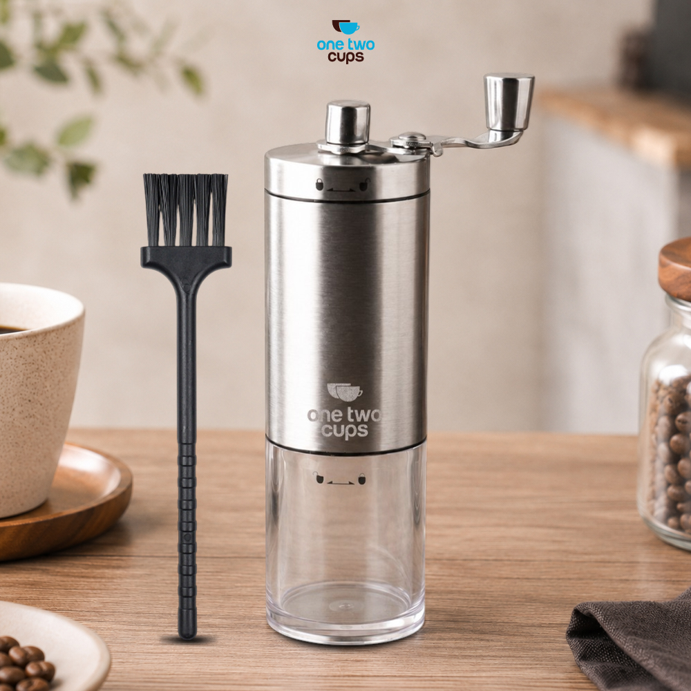 Gambar produk One Two Cups Alat Penggiling Kopi Manual Coffee Grinder Adjustable - 5014 - 8