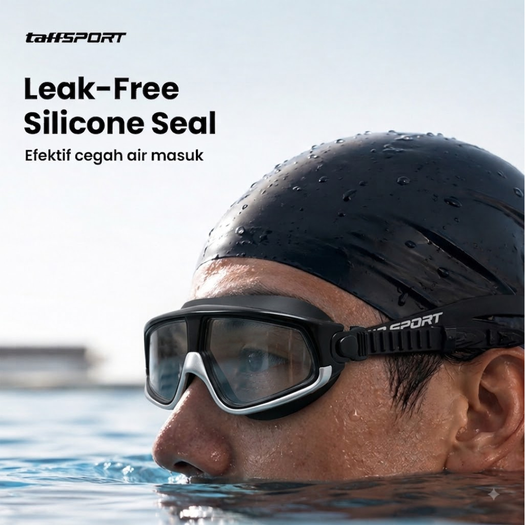Gambar produk TaffSPORT Kacamata Renang Dewasa UV Protection Anti Fog - GOG-3610 - 4