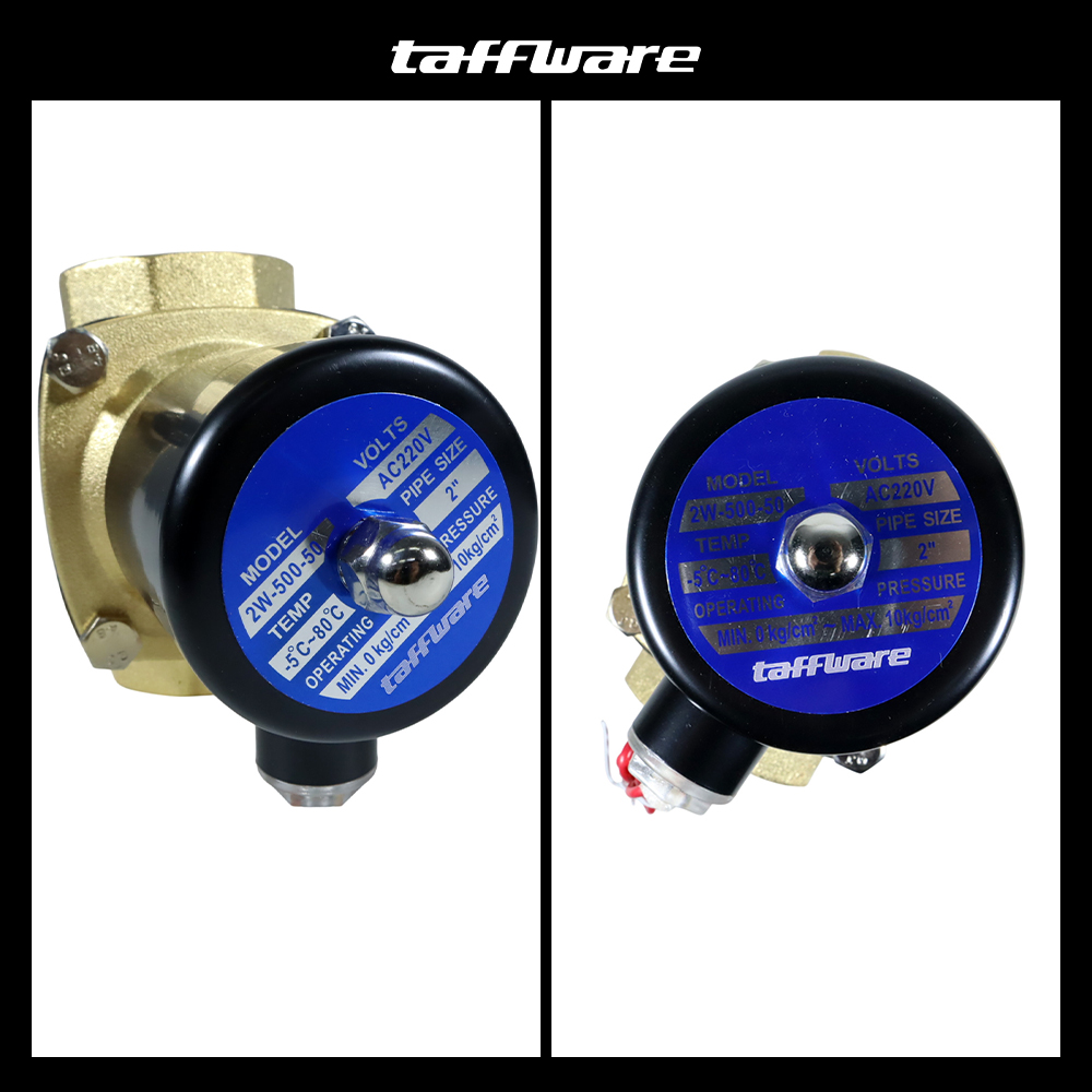 Gambar produk Taffware Water Solenoid Valve Normally Closed High 2 Inch - 2W-500-50 - 2