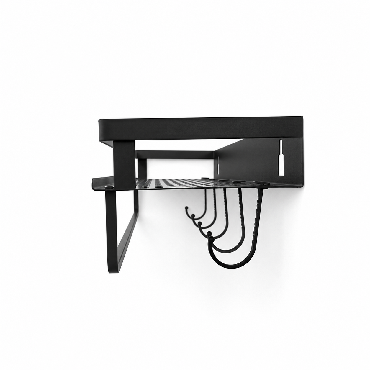 Gambar produk TaffHOME Rak Gantung Kamar Mandi Bathroom Organizer Rack Carbon Steel - YJ10 - 4
