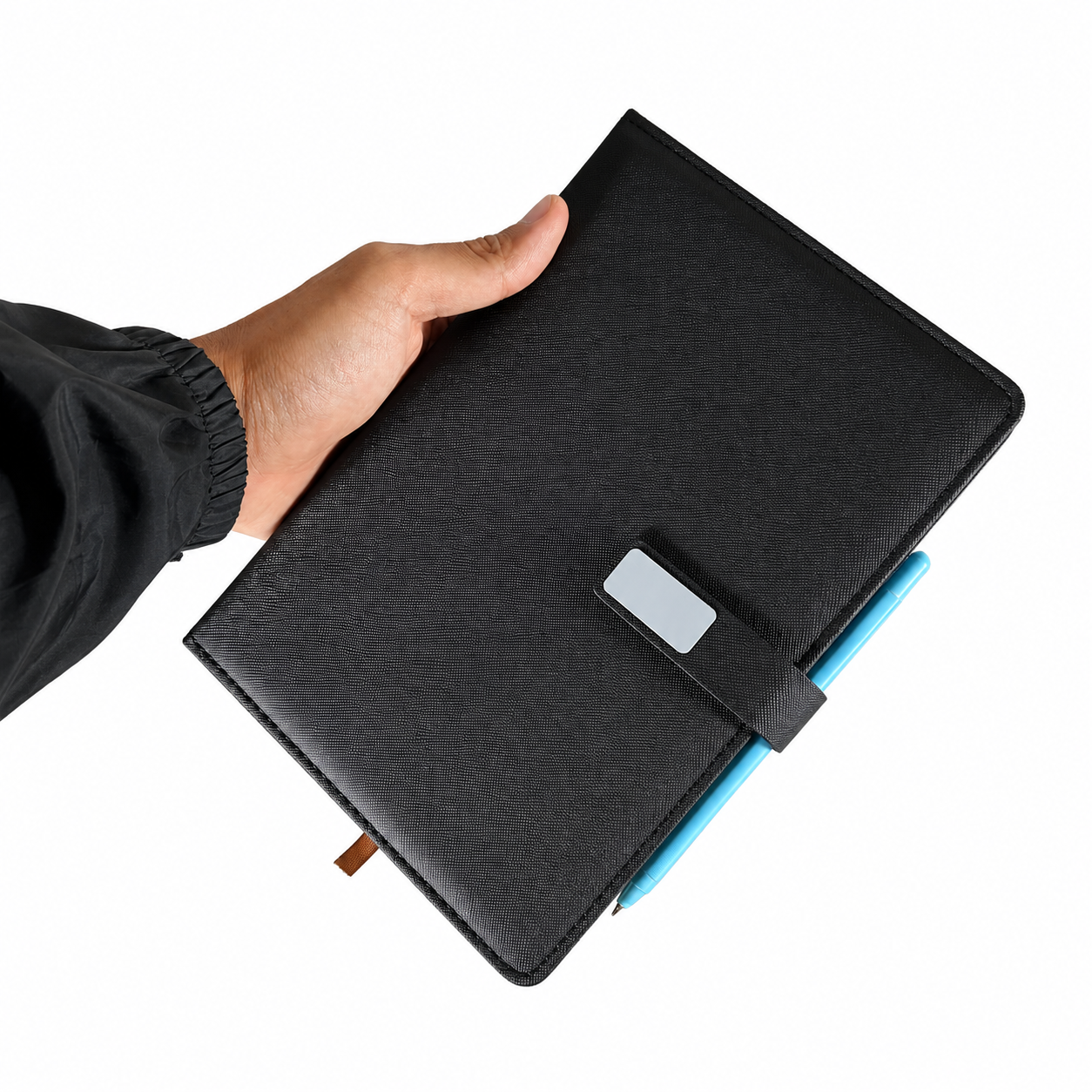 Gambar produk MINK Buku Jurnal Hardcover Cover Kulit A5 with Pen Refill Flashdisk - HC-70 - 7
