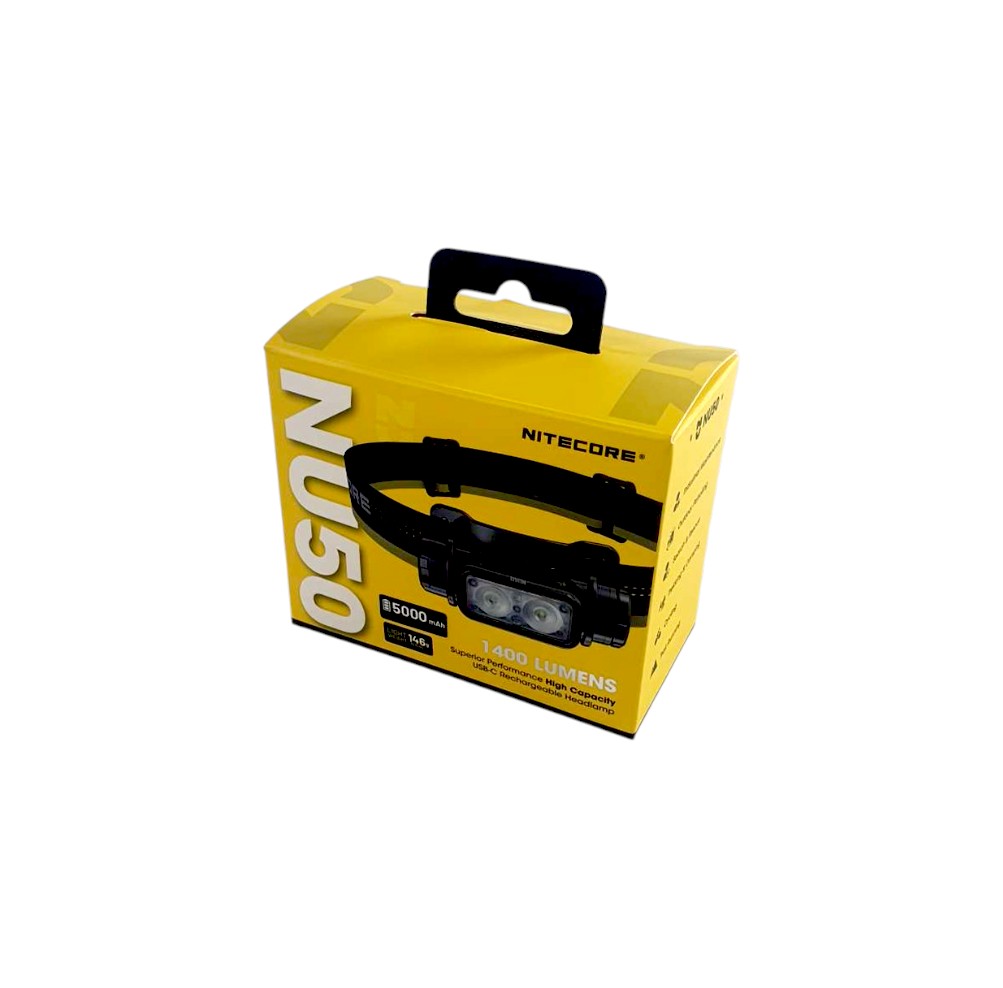 Gambar produk NITECORE Senter Kepala Headlamp LED IP68 1400 Lumens - NU50 - Kemasan