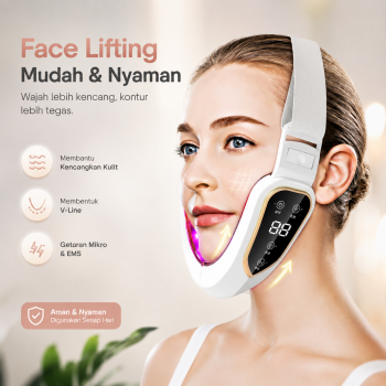 Gambar produk V-Face Alat Pijat Penirus Wajah Face Lifting Double Chin V-Shaped - BYM-903S