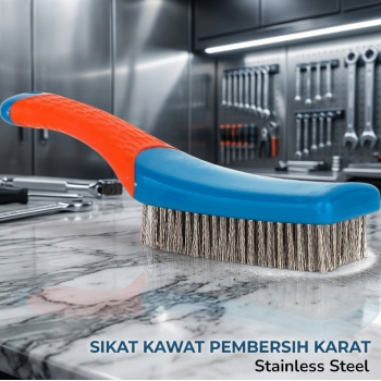 TaffHOME Sikat Kawat Pembersih Karat Stainless Steel Wire Brush - INU96