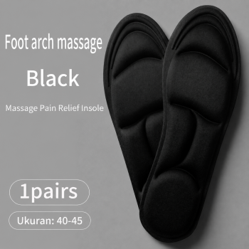 Gambar produk SSPORT Insole Sepatu Orthopedic Breathable 5D Massage Memory Foam 40-45 - 5050