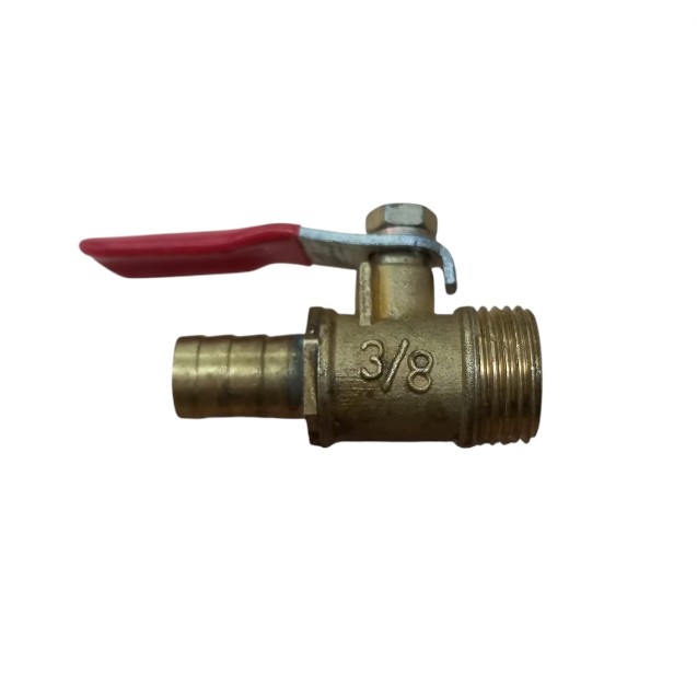 Gambar produk MAX Stop Kran Air Ball Valve Kuningan Nepel Selang Pagoda Brass 3/8 Male 10mm - DN10 - 2