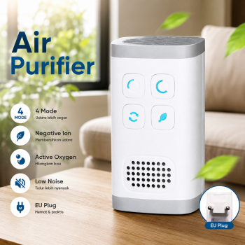 KOMEI Air Purifier Deodorizer Negative Ion Portable 4 Mode EU Plug - JM-05