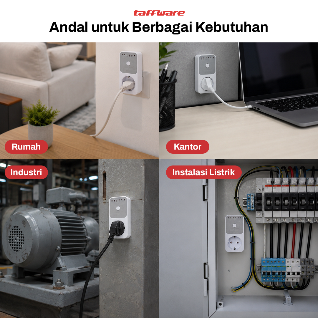 Gambar produk Taffware Stop Kontak Timer Switch Digital 6 Program EU Plug 16A 230V - W03 - 5