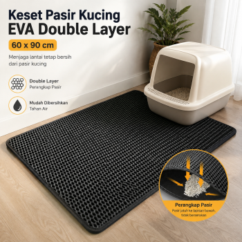 Zalova Keset Pasir Kucing EVA Double Layer Waterproof 60x90cm - ZL-10