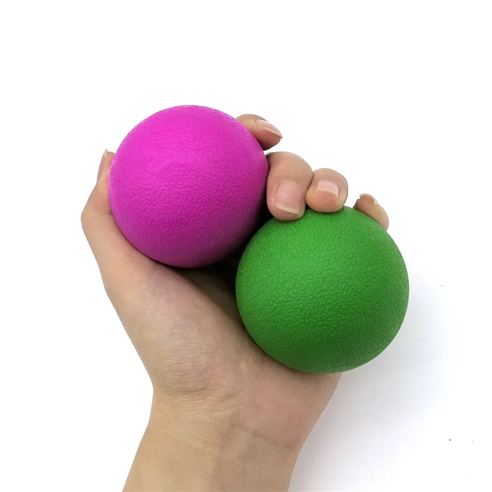 Gambar produk ZOP Yoga Ball Fitness Bola Pijat Terapi Massage Fascia Therapy TPE 6cm - HA688 - 6