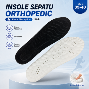 CHUJIE Insole Sepatu Orthopedic Shock Absorption Breathable Latex - XD28
