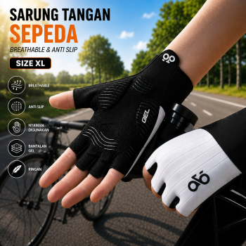 GTUBIKE Sarung Tangan Sepeda Gym Half Finger Gloves Breathable - TS-30