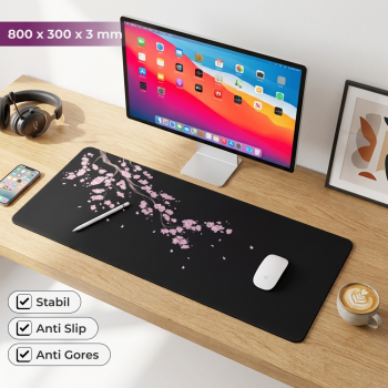 Cooltoday Mouse Pad Gaming Alas Laptop Keyboard Anti Slip Desk Mat - LN005