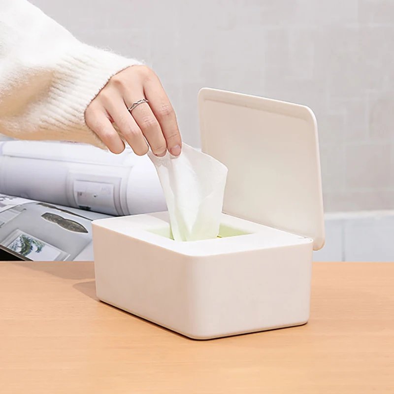Gambar produk TaffHOME Kotak Tisu Basah Multifungsi Wet Tissue Box 19x12.3x7cm - ZJ81 - 2