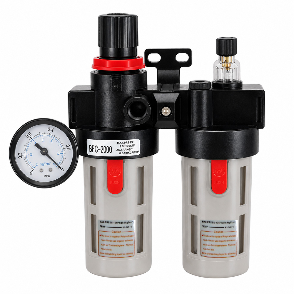 Gambar produk ATO Air Filter Regulator Pneumatic Saringan Kompresor Angin PT1/4 - BFC-2000 - 8