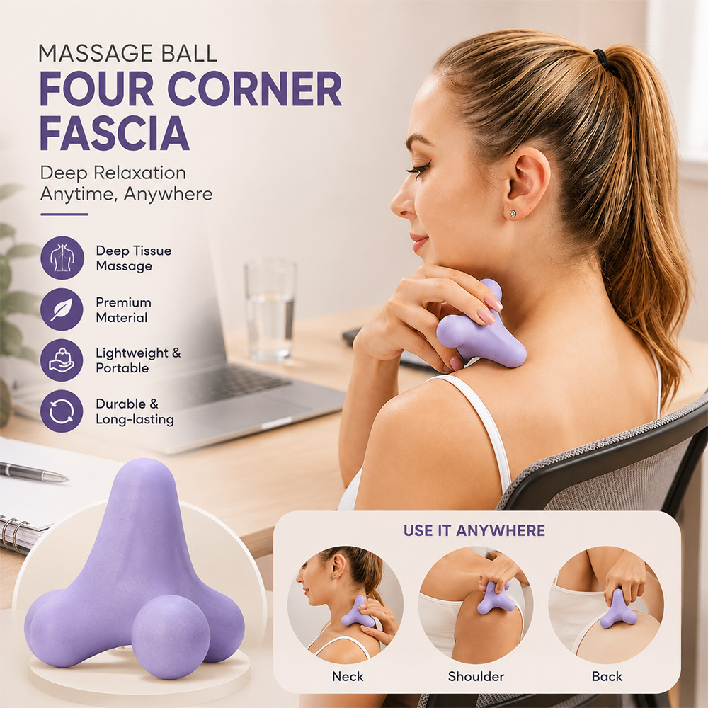 BENC Massage Ball Four Corner Fascia Alat Pijat Tubuh TPE Sport Fitnes - W-30 Gambar produk BENC Massage Ball Four Corner Fascia Alat Pijat Tubuh TPE Sport Fitnes - W-30 - Utama