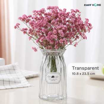 TaffHOME Vas Bunga Kaca Estetik Nordic Ribbon Flower Vase - BT-65