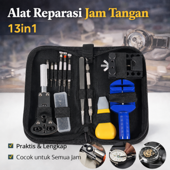 Gambar produk Taffware Alat Reparasi Jam Tangan Watch Repair Tool Kit Lengkap 13in1 - SC8005