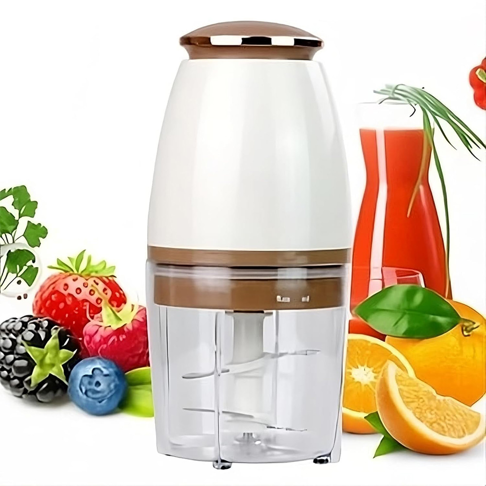 Milag Food Chopper Blender Penggiling Bumbu Electric 4 Leaf 350W - Fp-300 Gambar produk Milag Food Chopper Blender Penggiling Bumbu Electric 4 Leaf 350W - Fp-300 - 1