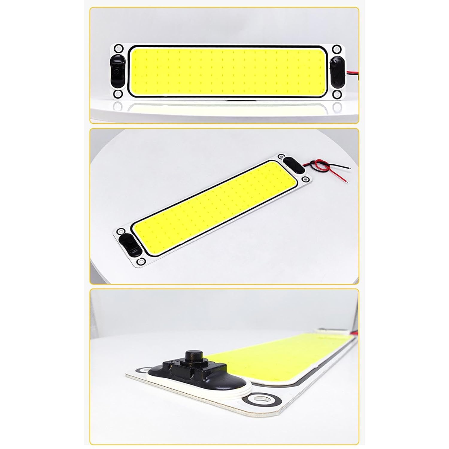 Gambar produk TaffLED Chip LED Lampu COB Interior Mobil Cool White 7000K 12-80V 5.5W - COB60150-DC80-5.5 - 3