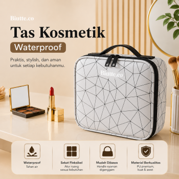 Biutte.co Tas Kosmetik Make Up Travel Organizer Bag Waterproof - F125