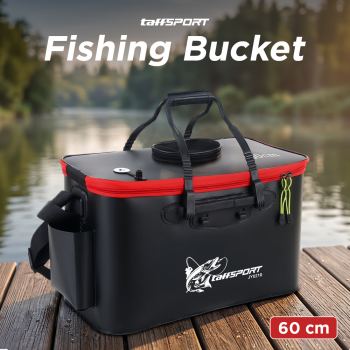 Gambar produk TaffSPORT Tas Pancing Ember Lipat Waterproof EVA Fishing Bucket 60cm - JY0210