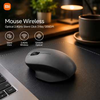 Xiaomi Mouse Wireless Optical 2.4GHz Silent Click 3 Key 1200DPI - XMWXSB04YM