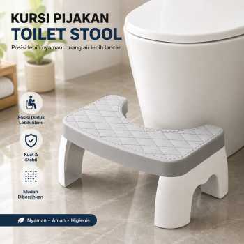 HOXHECIN Kursi Pijakan Kaki Kloset Toilet Stool Bathroom - H42