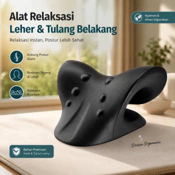 lpcbec Alat Relaksasi Leher Tulang Belakang Neck Pillow Relieve Pain - IPC22