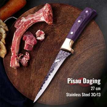 KNIFEZER Pisau Daging Fillet Stainless Steel 3Cr13 Forged Boning Knife - LT27