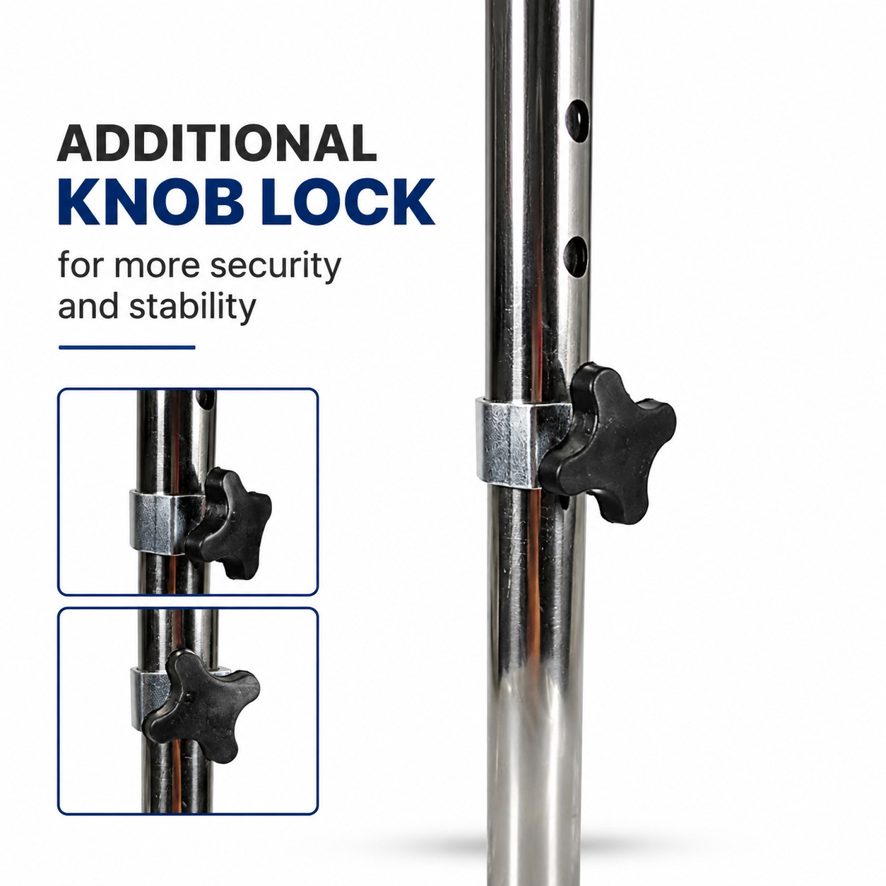 Gambar produk ADOC Alat Bantu Tongkat Jalan Walking Cane 4 Kaki Anti Slip Adjustable - EL-0100 - 3