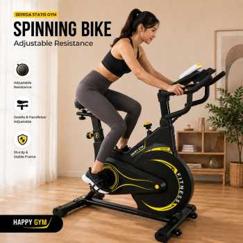 HAPPY GYM Sepeda Statis Gym Spinning Bike Adjustable Resistance - HF-2120